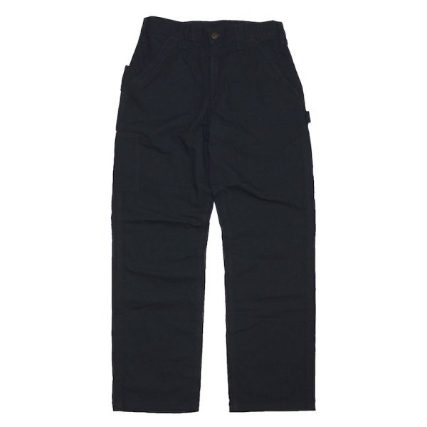 画像1: Carhartt Canvas Work Dungaree B151 BLK  カーハート コットンキャンバス ワークパンツ ペインターパンツ ブラック [新品（IRR）] (1)