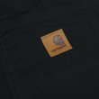 画像4: Carhartt Canvas Work Dungaree B151 BLK  カーハート コットンキャンバス ワークパンツ ペインターパンツ ブラック [新品（IRR）] (4)