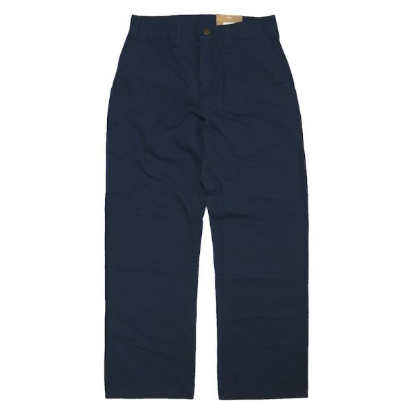 画像1: Carhartt Canvas Work Dungaree B151 NVY  カーハート キャンバス ワークパンツ ペインターパンツ ネイビー [新品（IRREGULAR）] (1)