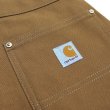 画像5: Carhartt B01-BRN カーハート ダブルニー ダックワークパンツ ペインターパンツ アメリカ製 USA製 Made in USA デッドストック［新品（IRR）］ (5)