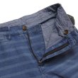 画像3: Polo Ralph Lauren Classic Fit 9 inch ポロラルフローレン インディゴボーダー リネンショーツ ハーフパンツ ショートパンツ [新品] (3)