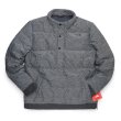 画像1: The North Face Eros Pullover Down Jacket 550 ザノースフェイス プルオーバー ダウンジャケット USモデル グレー [新品] (1)